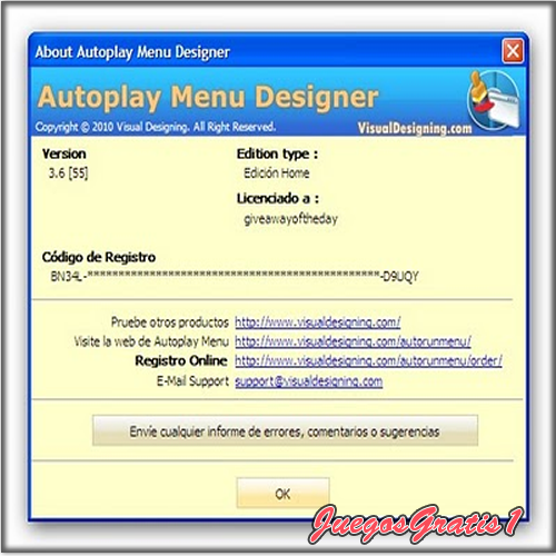 Autoplay Menu Designer v3.6 [55] ML (Español), Crea Menúes Autorun ...